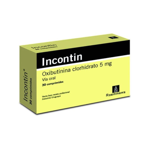 Incontin 5 Mg 30 Comprimidos - Farmacia Rex