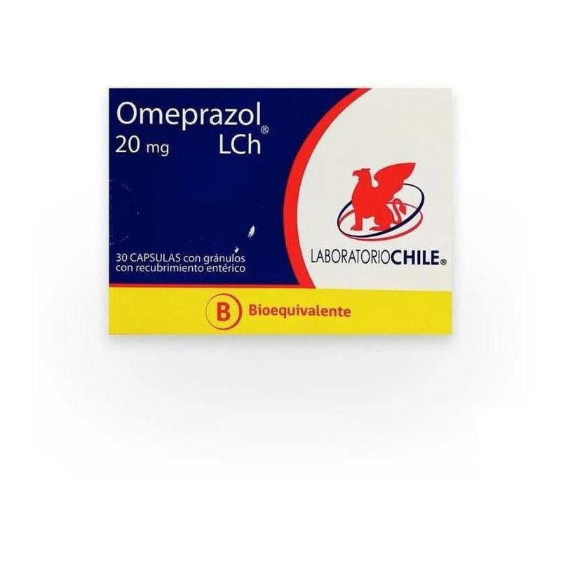 Omeprazol Chile 20 Mg 30 Capsulas