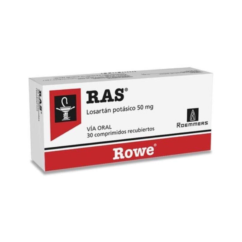 Ras  50 Mg  30 Comprimidos