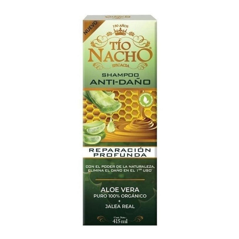 Tío Nacho Shampoo Reparación De Daño Aloe Vera 415ml