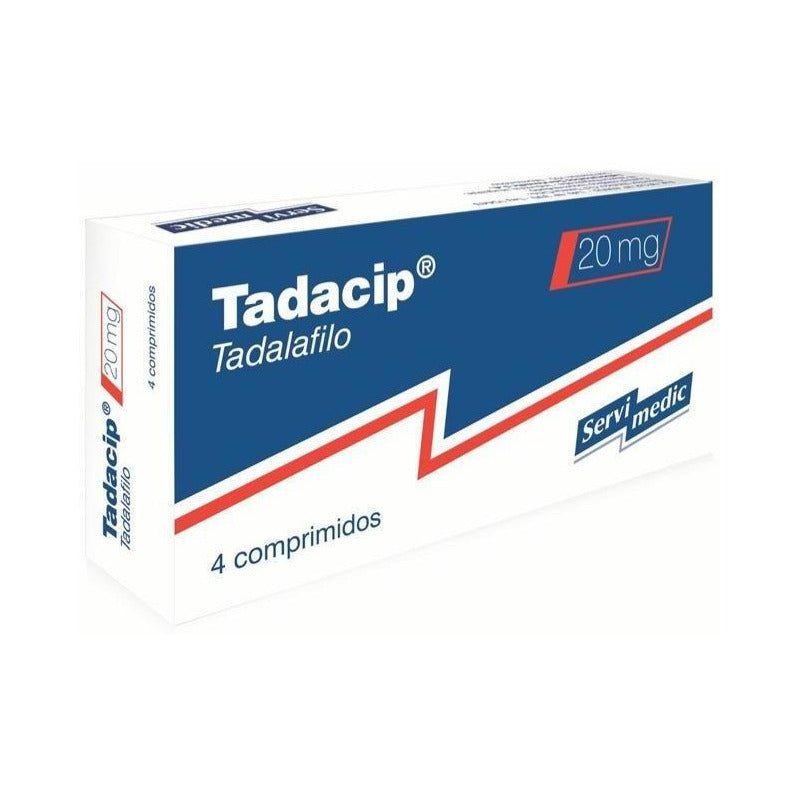 Tadacip 20 Mg 4 Comprimidos | Taladafilo