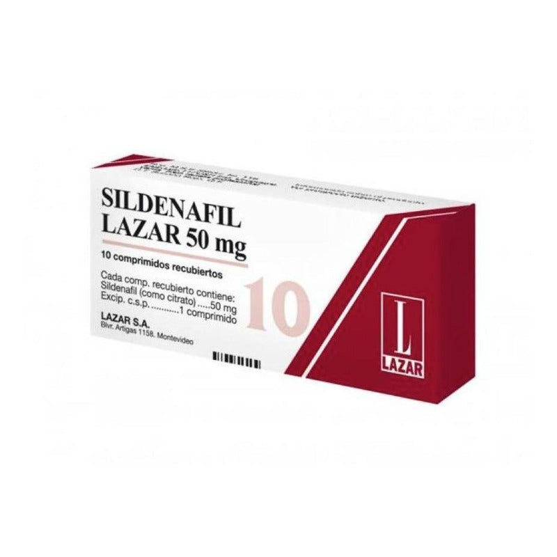 Sildenafil Lazar 50 10 Comprimidos