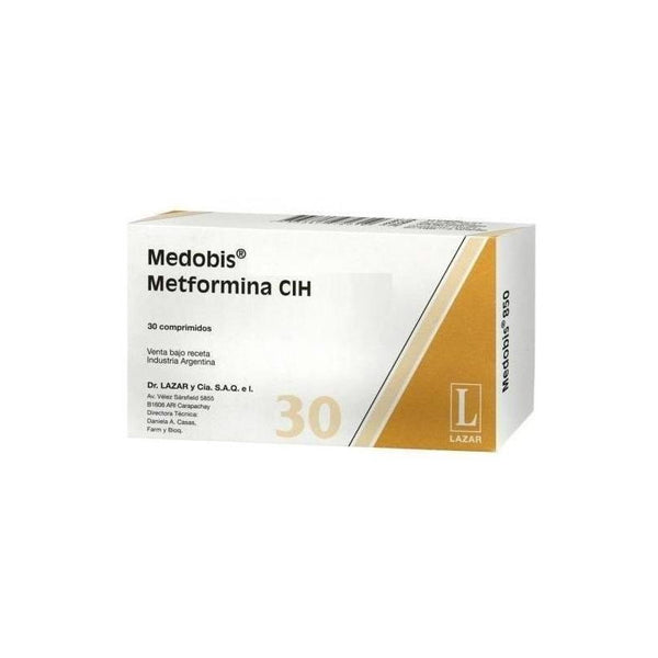 Medobis  500 Mg  30 Comprimidos| Metformina