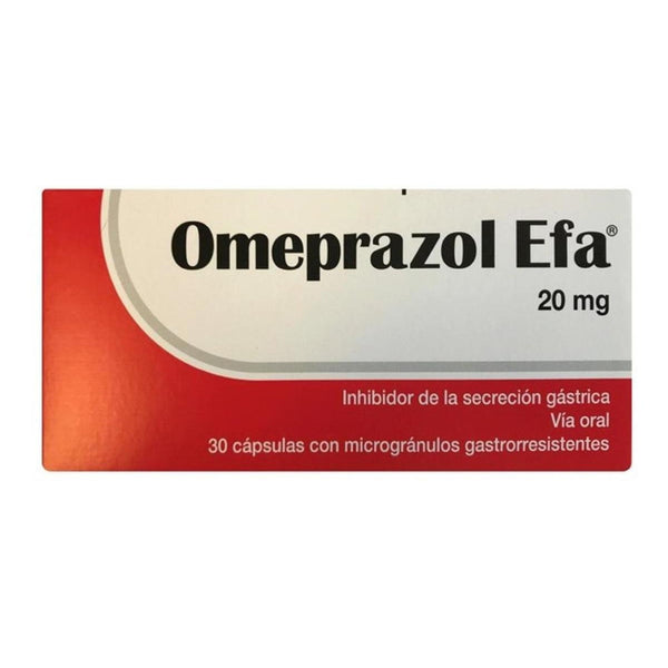 Omeprazol Efa 20 Mg 30 Capsulas