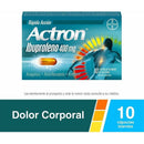 Actron 400 Mg 10 Capsulas