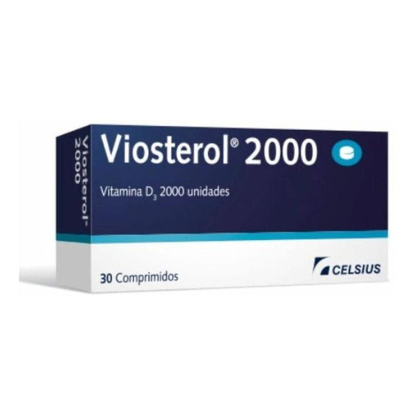 Viosterol 2000  30 Comprimidos | Vitamina D 3