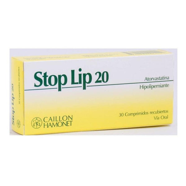 Stoplip 20 Mg 30 Comprimidos | Atorvastatina