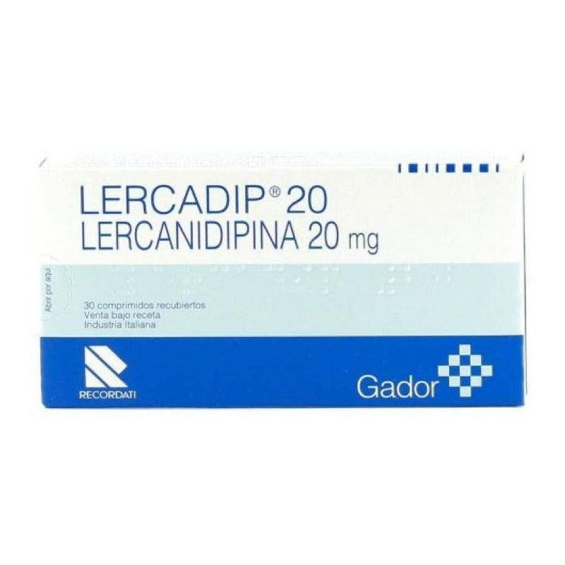 Lercadip 20mg 30 Comprimidos