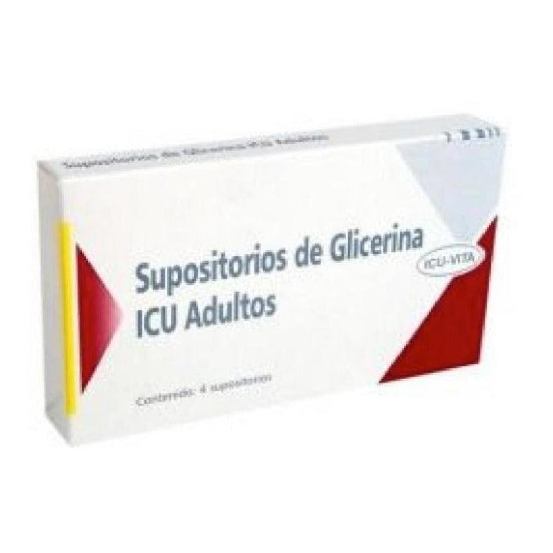 Supositorios Glicerina Icu Adulto X 4 Unidades