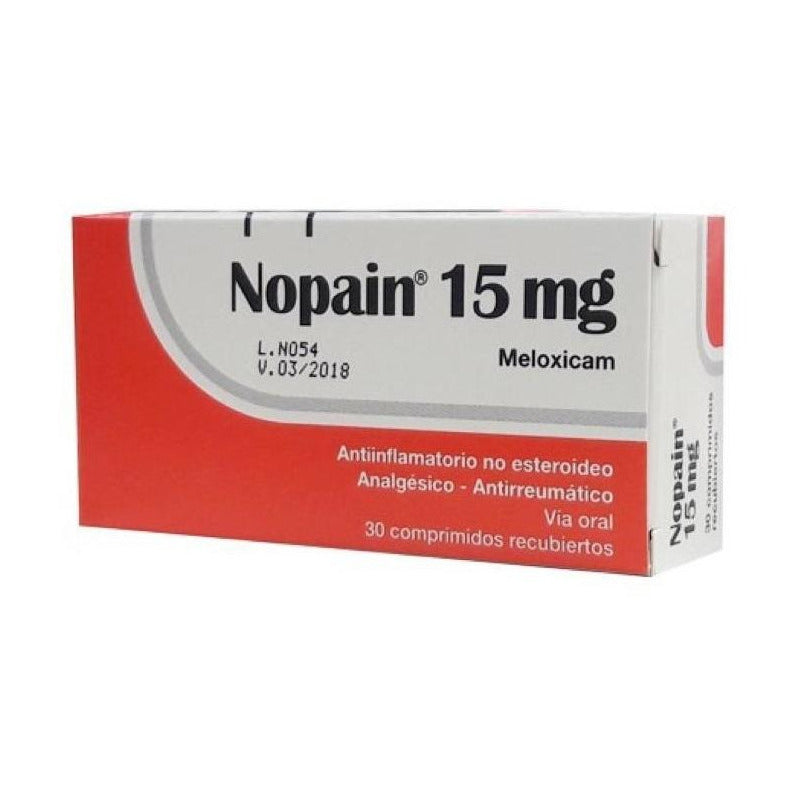 Nopain 15 Mg 30 Comprimidos | Meloxicam