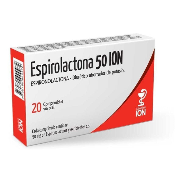 Espirolactona Ion 50 Mg  20 Comprimidos