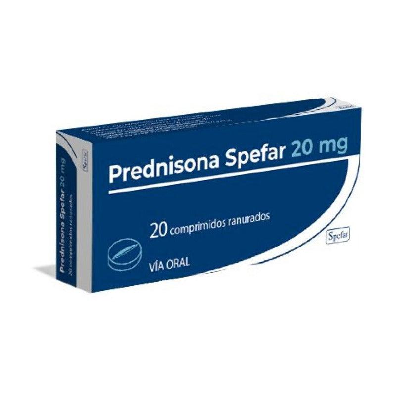 Prednisona 20 Mg 20 Comprimidos Spefar - Farmacia Rex