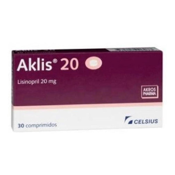 Aklis 20 Mg 30 Comprimidos