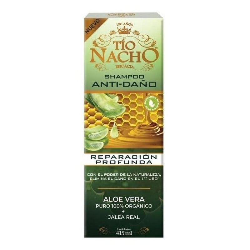 Tío Nacho Shampoo Reparación De Daño Aloe Vera 415ml