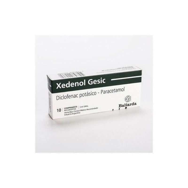 Xedenol Gesic  10 Comprimidos