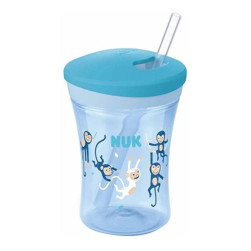 Vaso Nuk Action Cup+12 Mes Blu Bebés Y Niños - Farmacia Rex