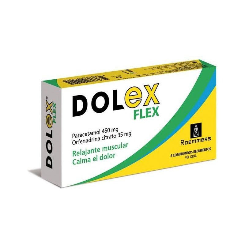 Dolex Flex X 8 Comprimidos