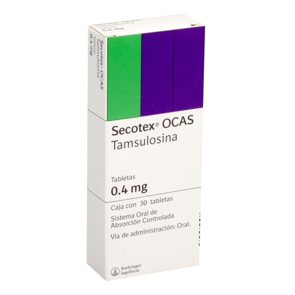 Secotex Ocas 0.4  Mg 30 Comprimidos | Tamsulosina