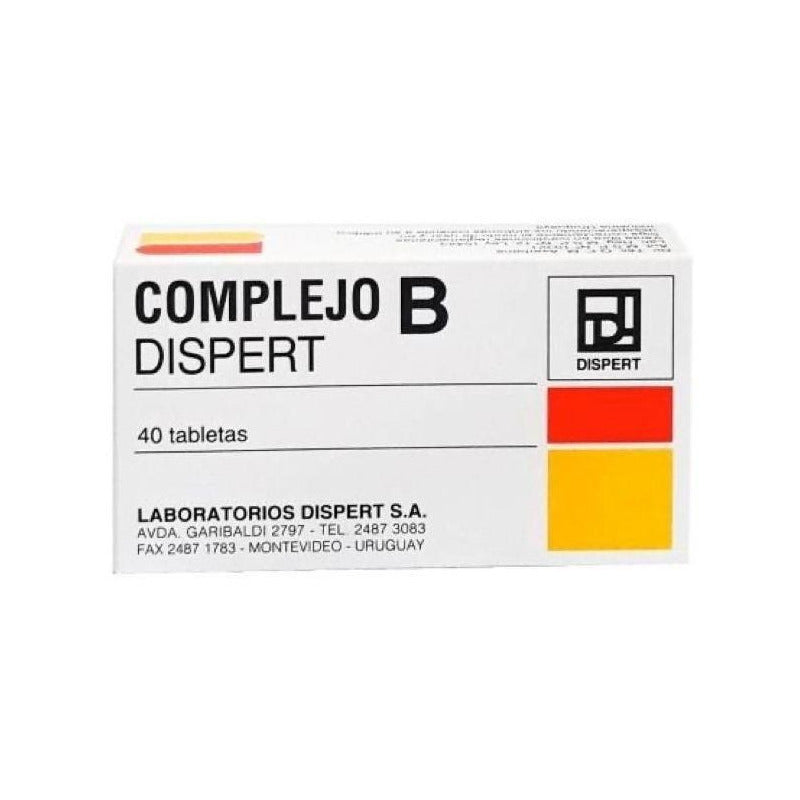 Complejo B Dispert X 40 Comprimidos