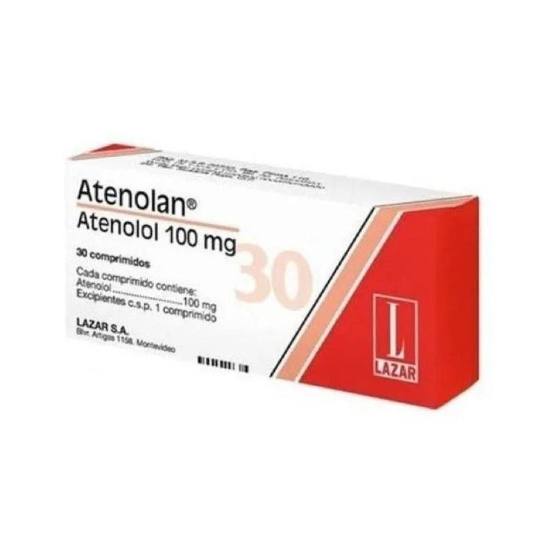Atenolan Lazar 100 Mg X 30 Comprimidos