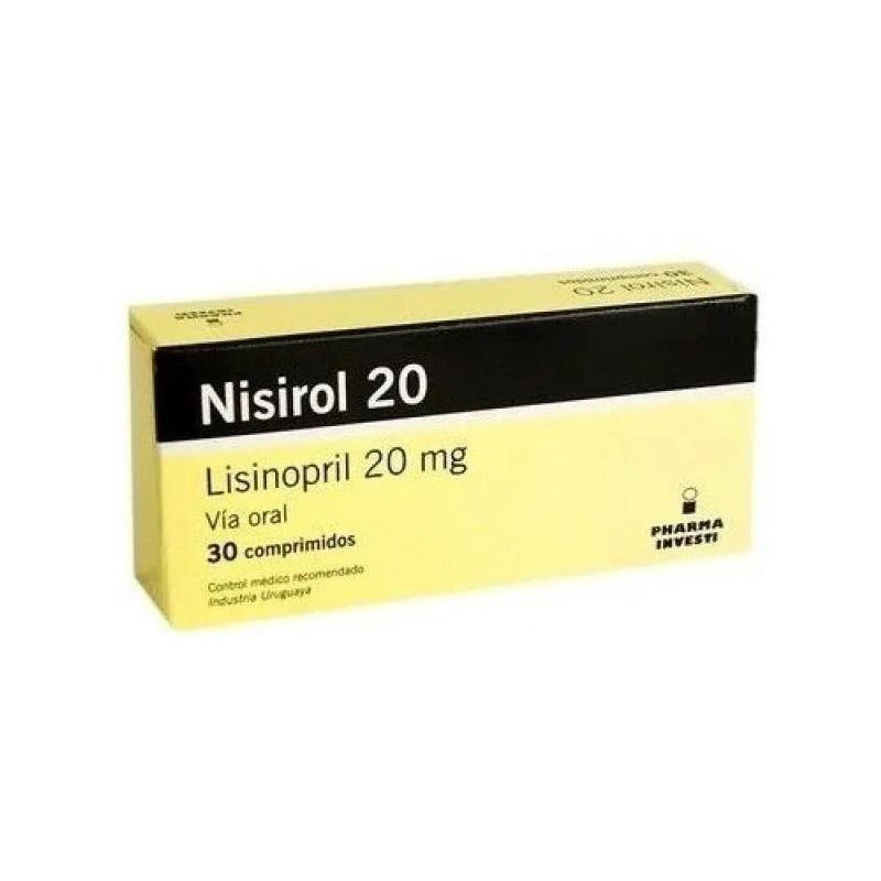 Nisirol 20 Mg 30 Comprimidos