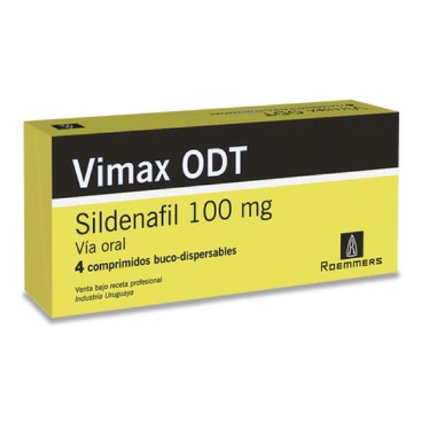 Vimax Odt 100 Mg X 4 Comprimidos | Sildenafil