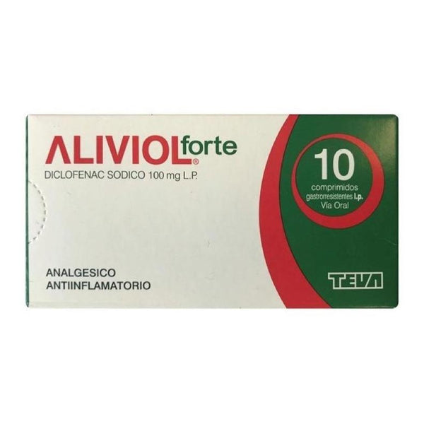 Aliviol Forte 10 Comprimidos | diclofenac