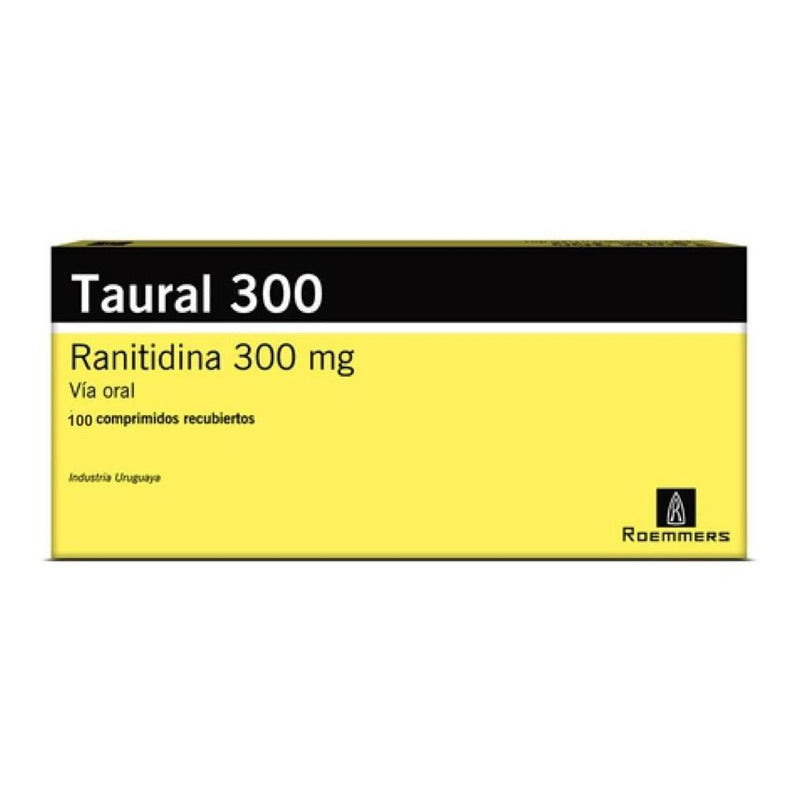 Taural 300 Mg  100 Comprimidos | Ranitidina