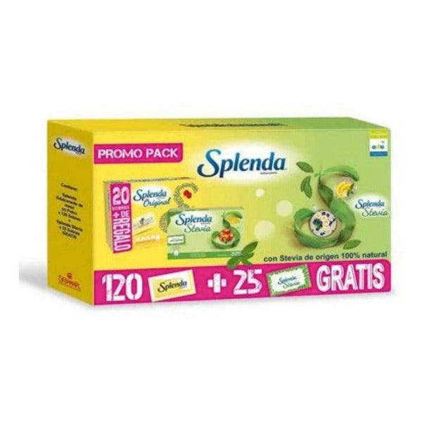 Splenda 120 Sobres + 25 Stevia Gratis - Farmacia Rex