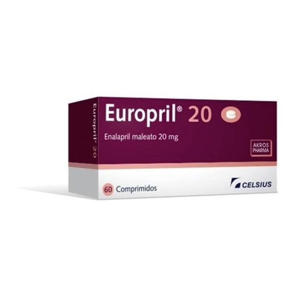 Europril 20 Mg X 60 Comprimidos