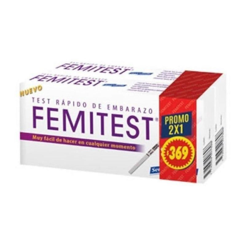 Femitest Test De Embarazo | 2 Unidades Al Precio De 1