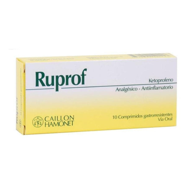 Ruprof 100 Mg 10 Comprimidos | Ketoprofeno