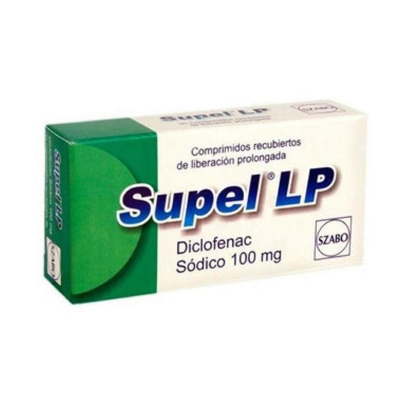 Supel 100 Mg Lp 30 Comprmidos | Diclofenac