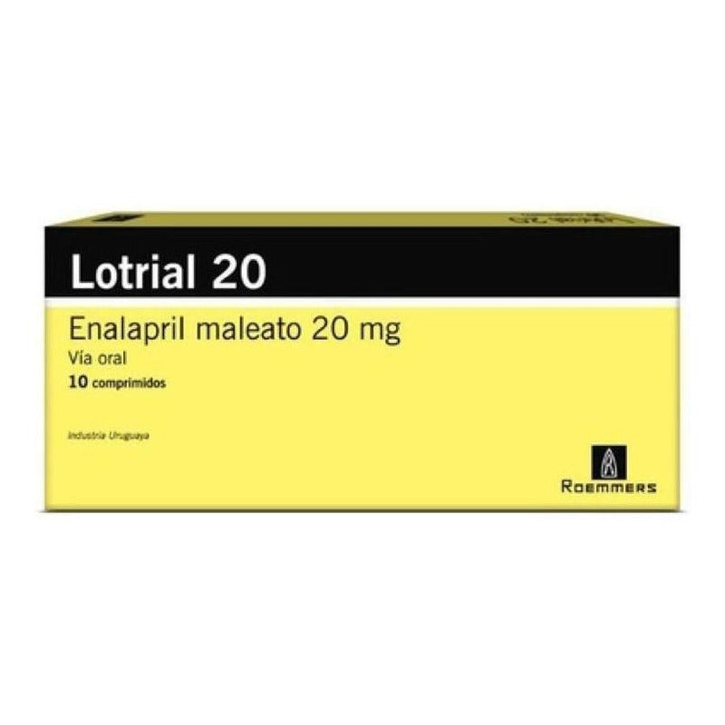 Lotrial 20 Mg 10 Comprimidos