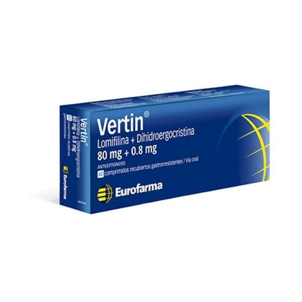 Vertin 60 Comprimidos