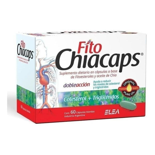 Fito Chiacaps 60 Caps | Fioesteroles Chia | Omega 3 De Chia