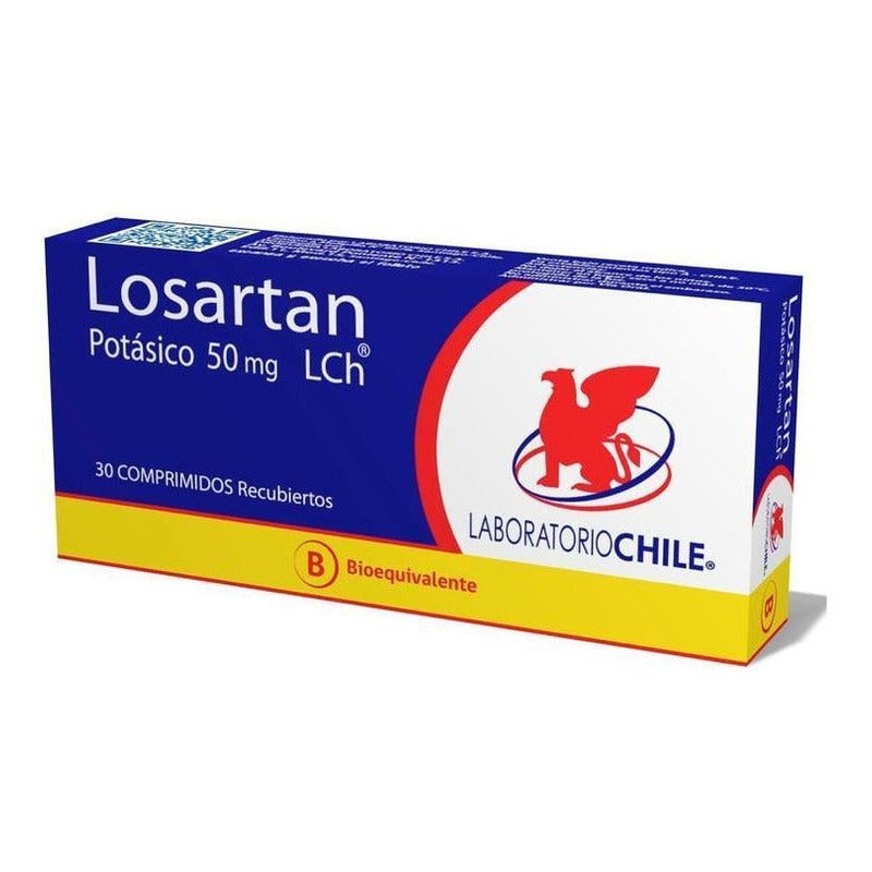 Losartan Potasico Chile 50mg 30 Comp