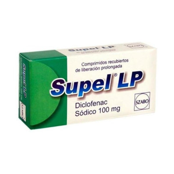 Supel 100 Mg Lp 10 Comprmidos | Diclofenac