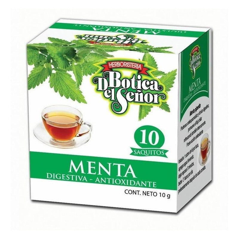 Té Menta Botica Del Señor 10 Saquitos