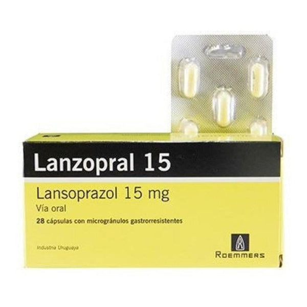 Lanzopral Er 15 Mg 28 Cápsulas