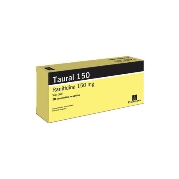 Taural 150 Mg  10 Comprimidos | Ranitidina