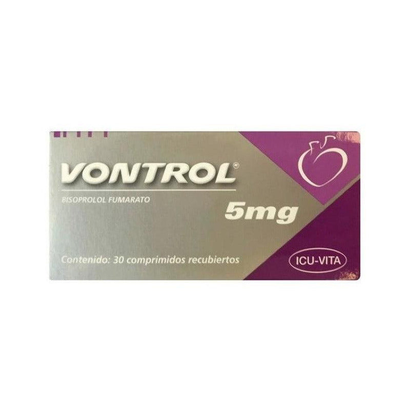 Vontrol 5 Mg 30 Comprimidos | Bisoprolol