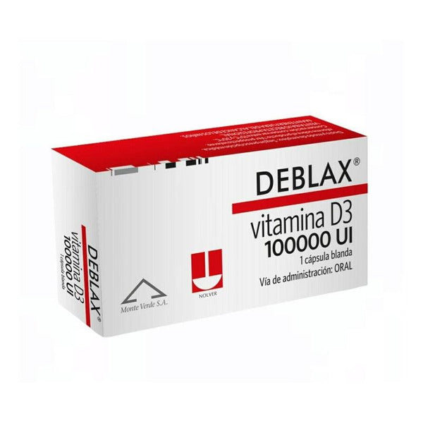 Deblax 100.000 Ui  1 Capsula Blanda - Farmacia Rex