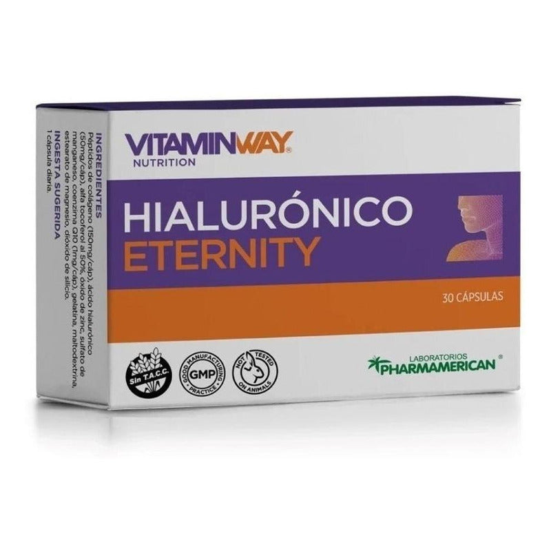 Ácido Hialurónico Eternity 30 Cápsulas Vitaminway