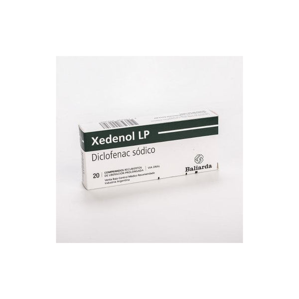 Xedenol Lp  20 Comprimidos  | Diclofenac