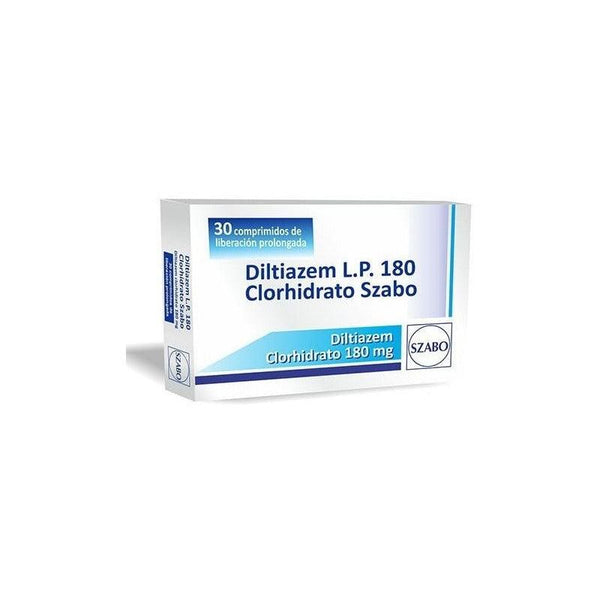 Diltiazem Lp 180 Szabo  30 Comprimidos - Farmacia Rex