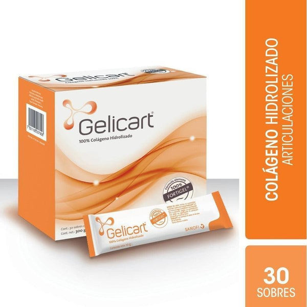 Gelicart X 30 Sobres Sanofi | Colageno Hidrolizado