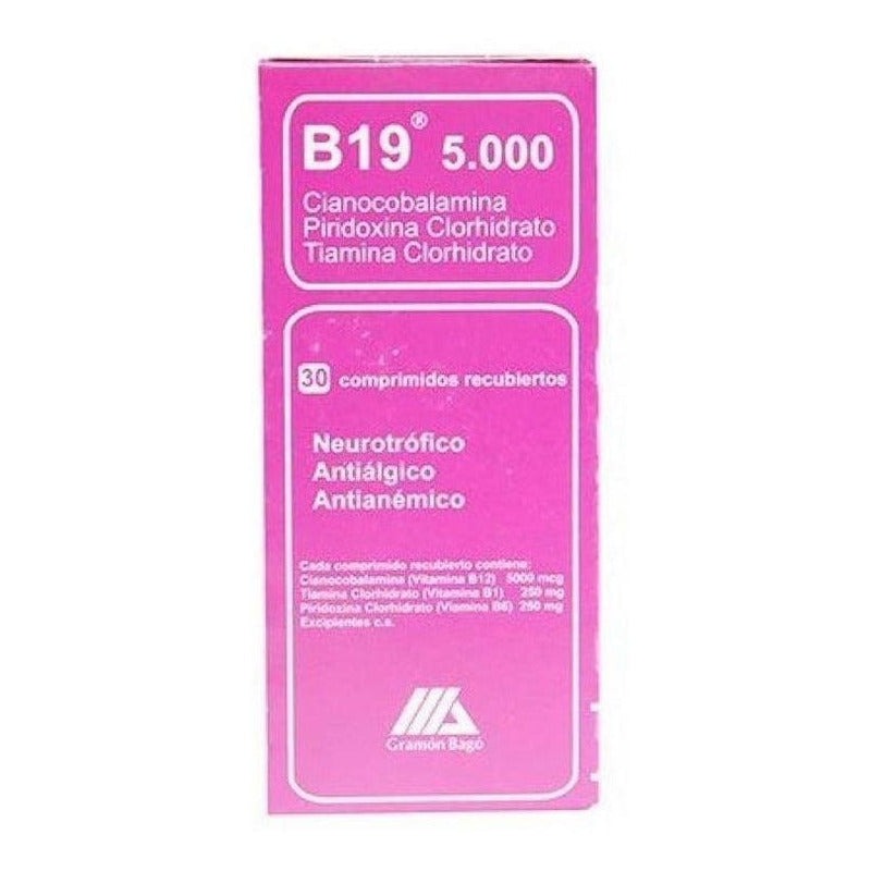 B 19 5000 X 30 Comprimidos