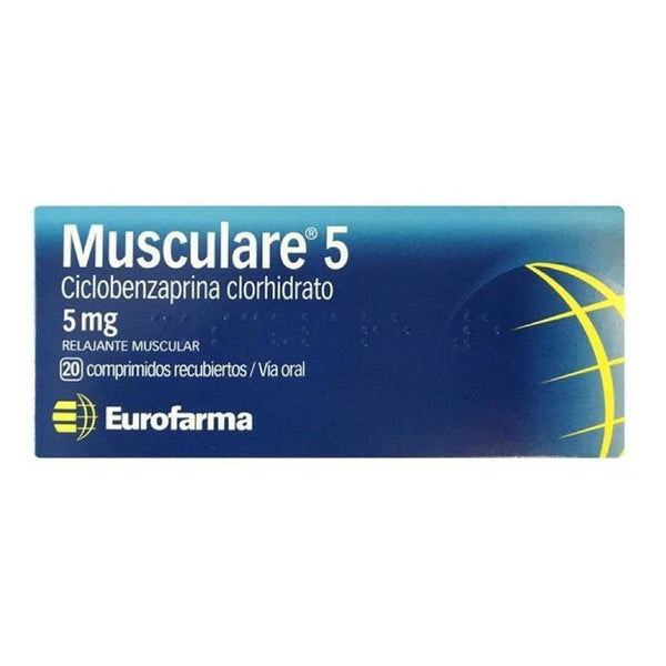 Musculare 5 Mg 20 Comprimidos Rec