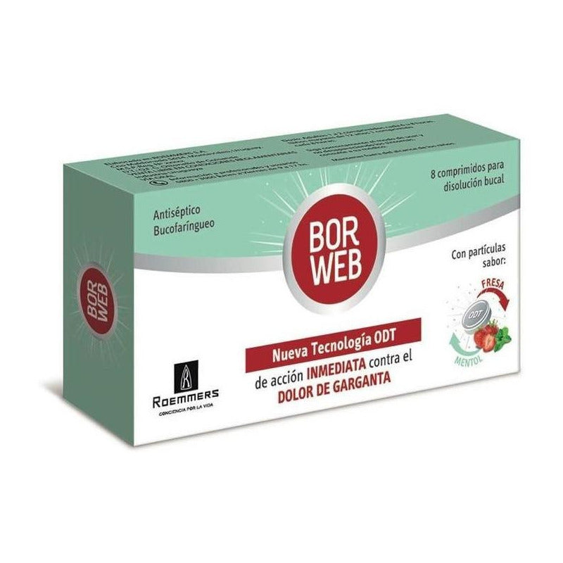 Borweb Odt Fresa Mentol X 8 Comprimidos